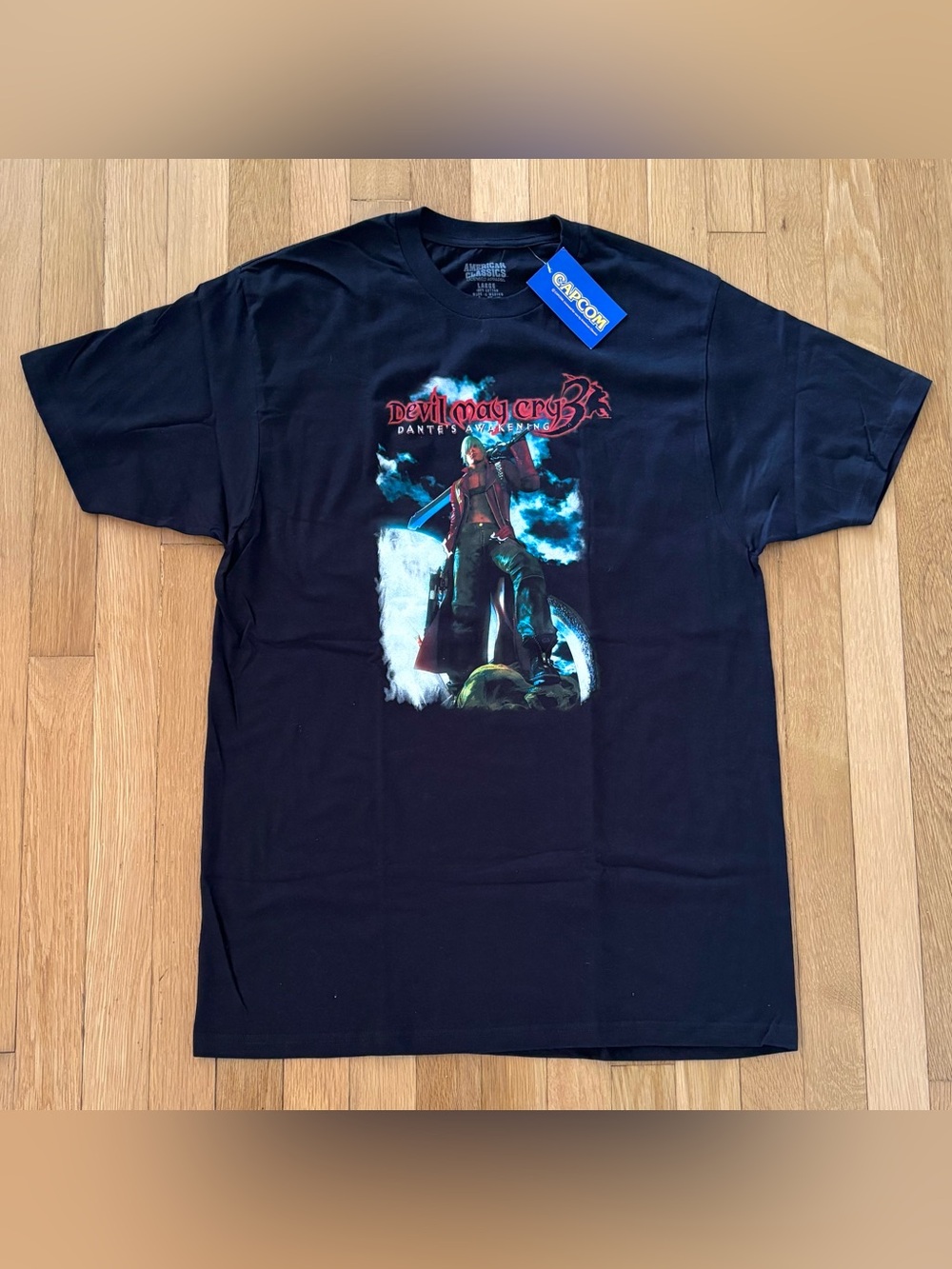 Vintage Devil May Cry 3 Shirt Large L Capcom Universal Studios Dante